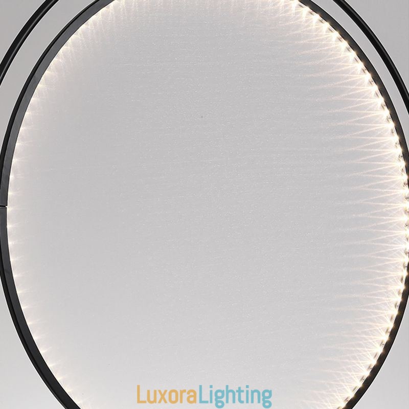 Designer Touch Decorative Nordic Pendant Light Creative Wrought Iron Ring Ceiling Light