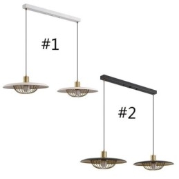 Designer Touch Decorative Nordic Pendant Light Creative Wrought Iron Disc Ceiling Light