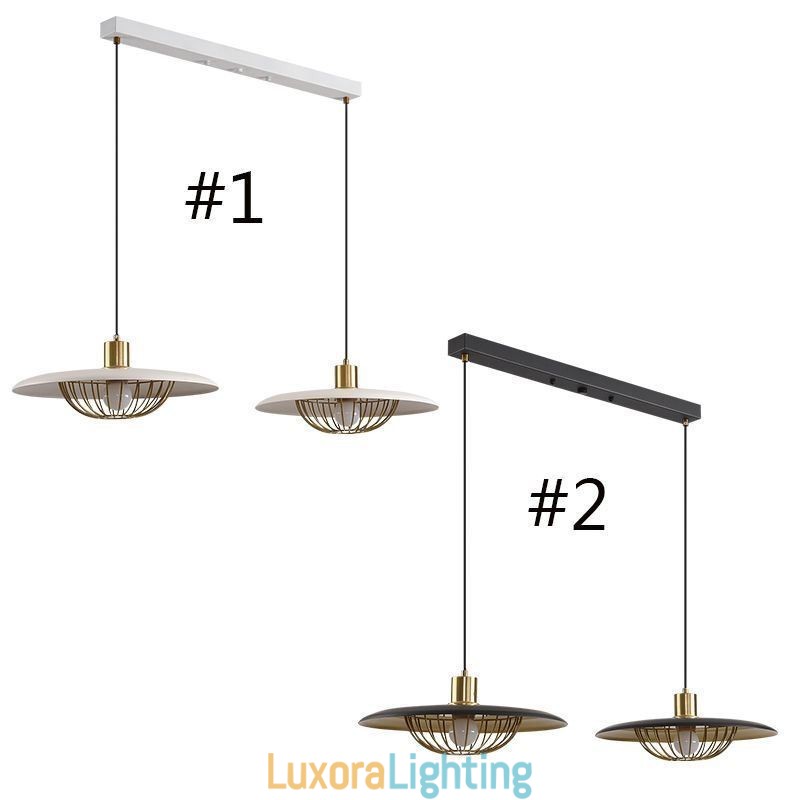 Designer Touch Decorative Nordic Pendant Light Creative Wrought Iron Disc Ceiling Light