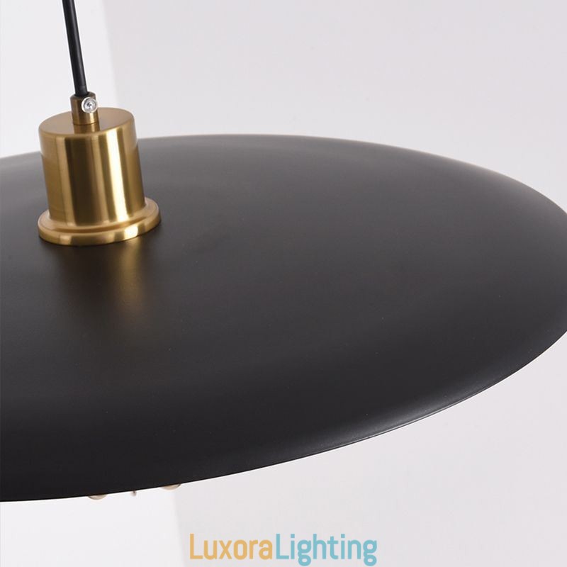 Designer Touch Decorative Nordic Pendant Light Creative Wrought Iron Disc Ceiling Light