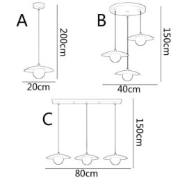 Designer Touch Decorative Nordic Pendant Creative Wrought Iron G9 Disc Ceiling Light
