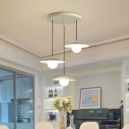 Designer Touch Decorative Nordic Pendant Creative Wrought Iron G9 Disc Ceiling Light