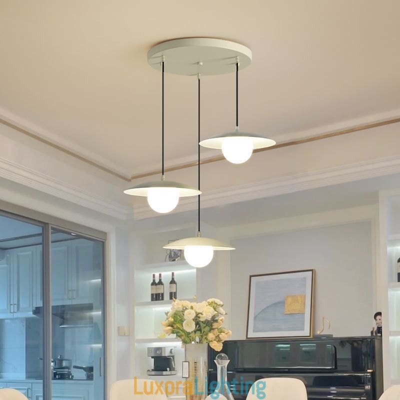 Designer Touch Decorative Nordic Pendant Creative Wrought Iron G9 Disc Ceiling Light