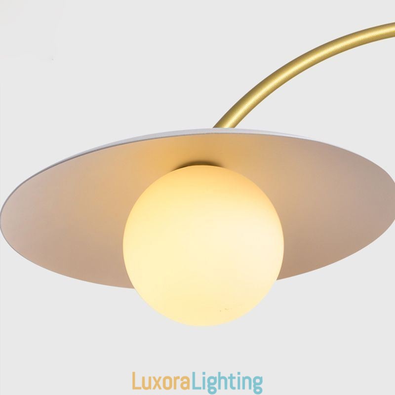 Designer Touch Decorative Nordic Pendant Light Creative G9 Wrought Iron Wave Ceiling Light