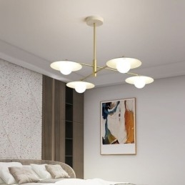 Designer Touch Decorative Nordic Pendant Light Creative G9 Wrought Iron Disc Ceiling Light