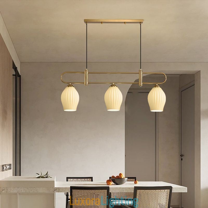 Designer Touch Decorative Nordic Pendant Light Wrought Iron Creative Stamen Ceiling Light