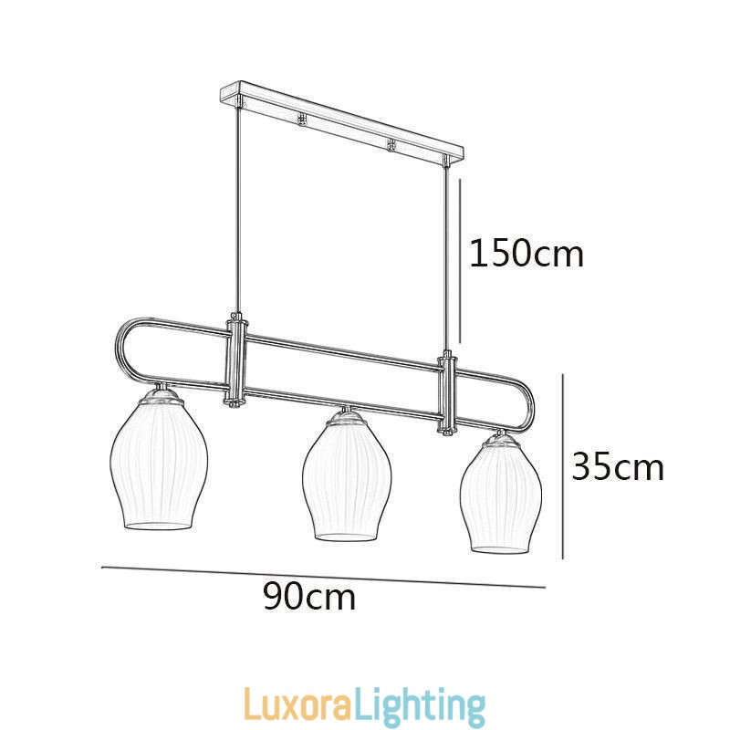 Designer Touch Decorative Nordic Pendant Light Wrought Iron Creative Stamen Ceiling Light