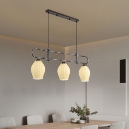 Designer Touch Decorative Nordic Pendant Light Wrought Iron Creative Stamen Ceiling Light