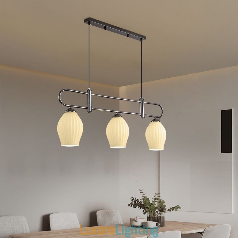 Designer Touch Decorative Nordic Pendant Light Wrought Iron Creative Stamen Ceiling Light