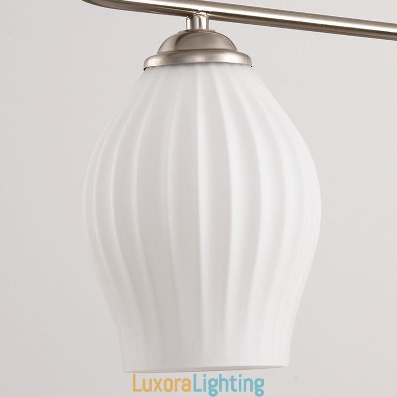 Designer Touch Decorative Nordic Pendant Light Wrought Iron Creative Stamen Ceiling Light