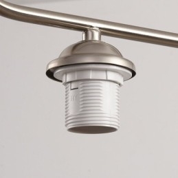 Designer Touch Decorative Nordic Pendant Light Wrought Iron Creative Stamen Ceiling Light