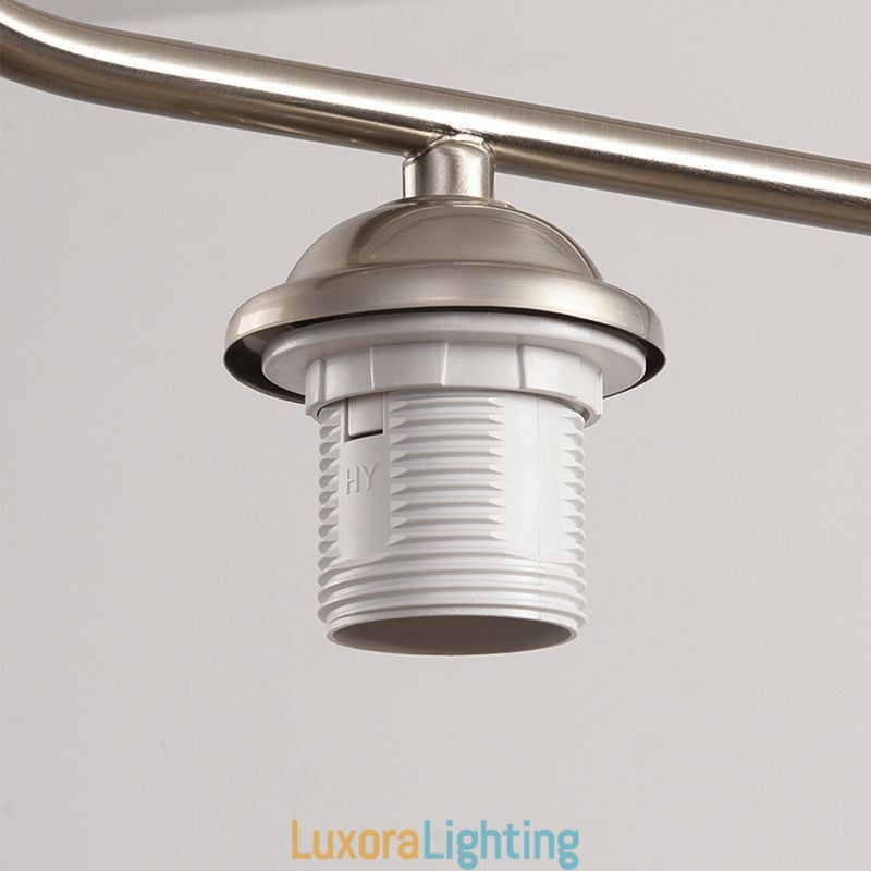 Designer Touch Decorative Nordic Pendant Light Wrought Iron Creative Stamen Ceiling Light