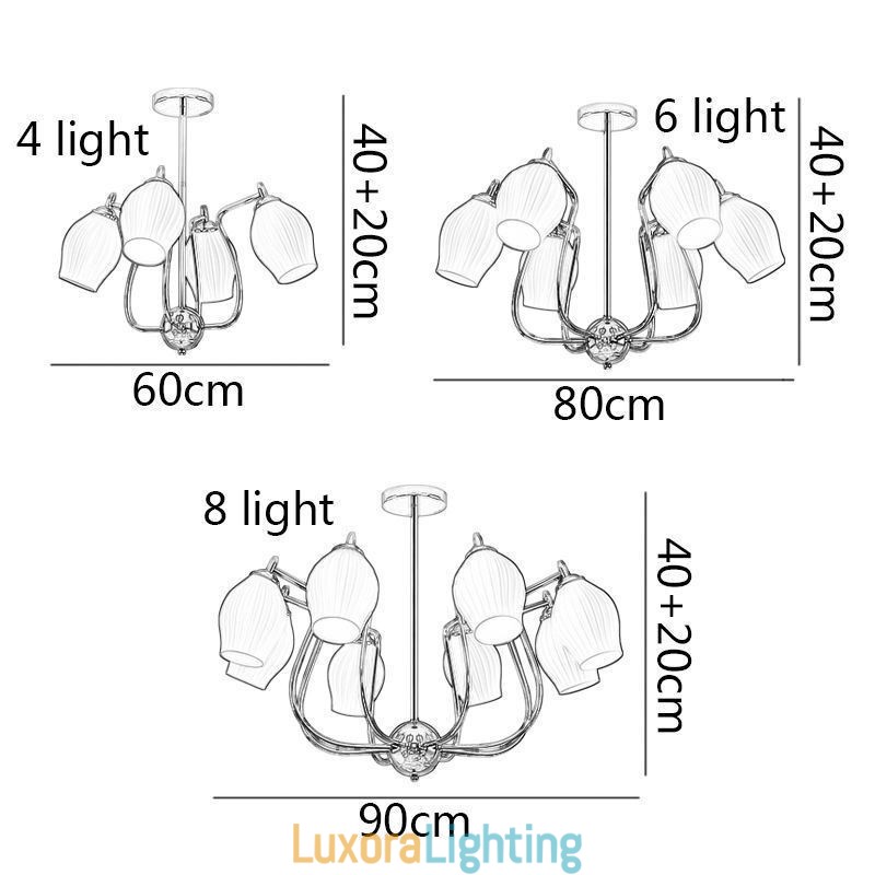 Designer Touch Decorative Nordic Pendant Light Creative Wrought Iron Gun Black Stamen Ceiling Light