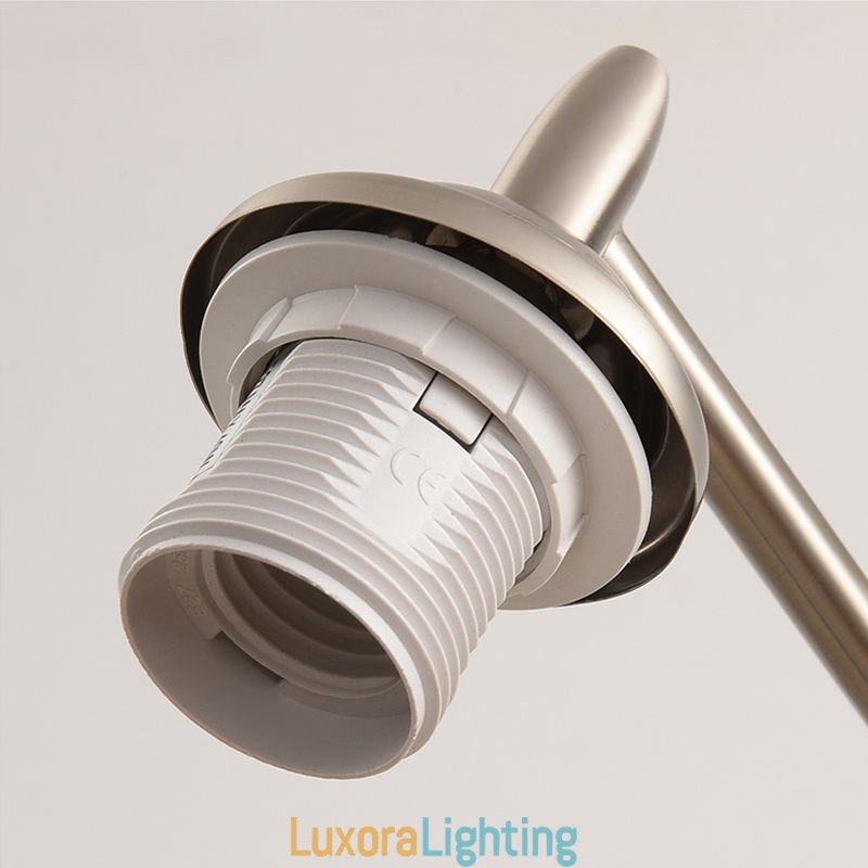 Designer Touch Decorative Nordic Pendant Light Creative Wrought Iron Sand Nickel Flower Stamen Ceiling Light