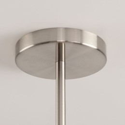 Designer Touch Decorative Nordic Pendant Light Creative Wrought Iron Sand Nickel Flower Stamen Ceiling Light