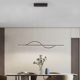 Designer Touch Decorative Stylish Pendant Light Aluminum Art Wave Ceiling Lamp