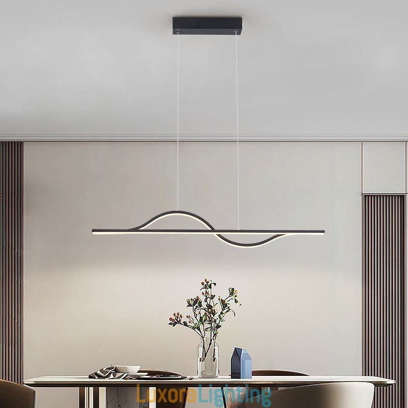 Designer Touch Decorative Stylish Pendant Light Aluminum Art Wave Ceiling Lamp