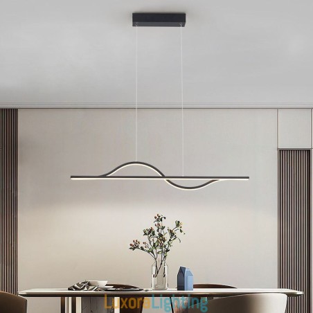 Designer Touch Decorative Stylish Pendant Light Aluminum Art Wave Ceiling Lamp