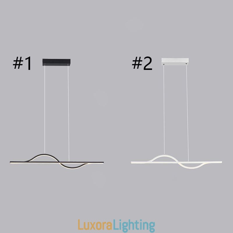 Designer Touch Decorative Stylish Pendant Light Aluminum Art Wave Ceiling Lamp