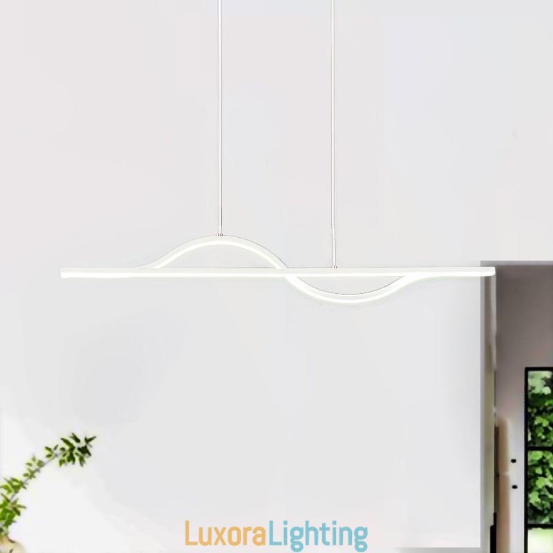 Designer Touch Decorative Stylish Pendant Light Aluminum Art Wave Ceiling Lamp