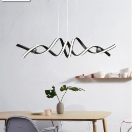 Designer Touch Decorative Minimalist Pendant Light Aluminum Art Minimalist Spiral Ceiling Light