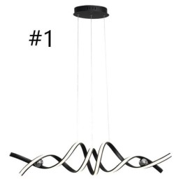 Designer Touch Decorative Minimalist Pendant Light Aluminum Art Minimalist Spiral Ceiling Light