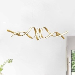Designer Touch Decorative Minimalist Pendant Light Aluminum Art Minimalist Spiral Ceiling Light