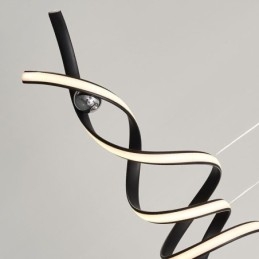 Designer Touch Decorative Minimalist Pendant Light Aluminum Art Minimalist Spiral Ceiling Light