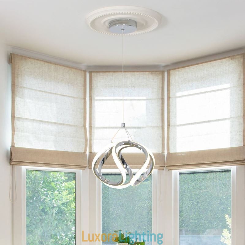 Designer Touch Decorative Pendant Light Aluminum Art Small Pumpkin Ceiling Light