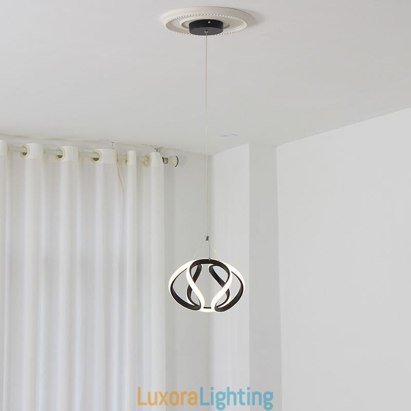 Designer Touch Decorative Pendant Light Aluminum Art Small Pumpkin Ceiling Light