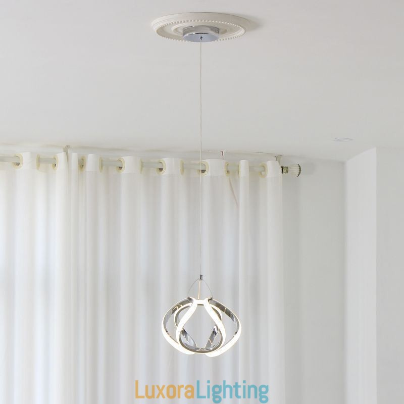 Designer Touch Decorative Pendant Light Aluminum Art Small Pumpkin Ceiling Light