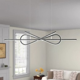 Designer Touch Decorative Simple Pendant Light Aluminum Art Bowknot Ceiling Light