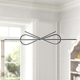 Designer Touch Decorative Simple Pendant Light Aluminum Art Bowknot Ceiling Light