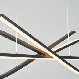 Designer Touch Decorative Simple Pendant Light Aluminum Art Bowknot Ceiling Light