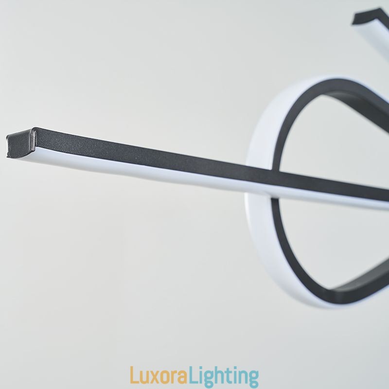 Designer Touch Decorative Simple Pendant Light Aluminum Art Bowknot Ceiling Light