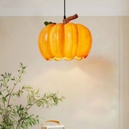 Designer Touch Decorative Japanese Retro Pumpkin Pendant Light Creative Ceiling Lights