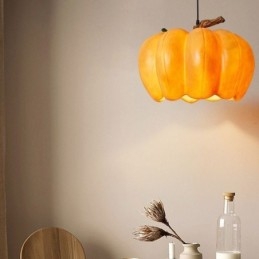 Designer Touch Decorative Japanese Retro Pumpkin Pendant Light Creative Ceiling Lights