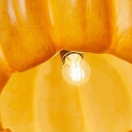 Designer Touch Decorative Japanese Retro Pumpkin Pendant Light Creative Ceiling Lights