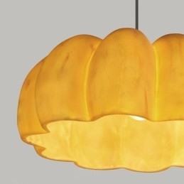Designer Touch Decorative Single Head Pumpkin Pendant Light Japanese Retro Ceiling Light