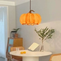 Designer Touch Decorative Creative Pumpkin Pendant Light Japanese Retro Ceiling Light Ceiling Lamp