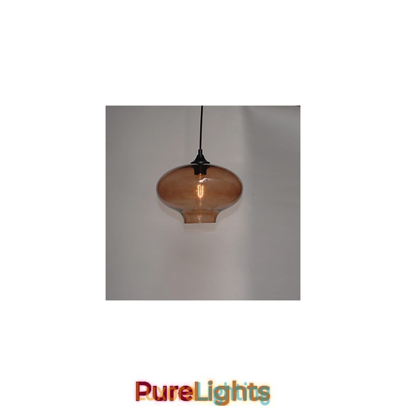 Designer Touch Decorative Bubble Design Pendant 1 Light Minimalist Iron Painting