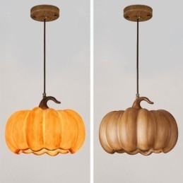 Designer Touch Decorative Creative Pumpkin Pendant Light Japanese Retro Ceiling Light Ceiling Lamp
