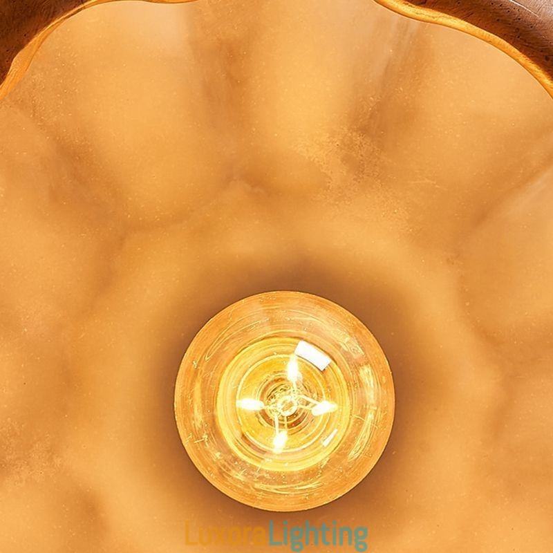 Designer Touch Decorative Creative Pumpkin Pendant Light Japanese Retro Ceiling Light Ceiling Lamp