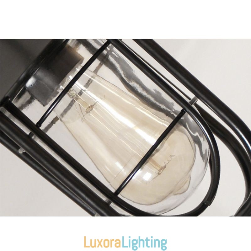 Designer Touch Decorative American Retro Outdoor Light Waterproof Birdcage Shape Pendant Light Garden