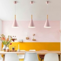 Designer Touch Decorative Nordic Macaron Pendant Light Single Head Pendant Lamp