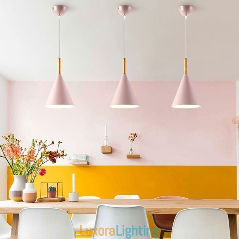 Designer Touch Decorative Nordic Macaron Pendant Light Single Head Pendant Lamp
