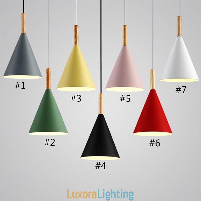 Designer Touch Decorative Nordic Macaron Pendant Light Single Head Pendant Lamp
