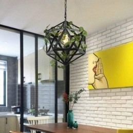 Designer Touch Decorative Industrial Vintage Pendant Light Iron Birdcage Pendant Lamp