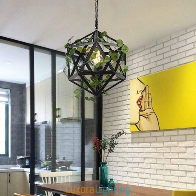 Designer Touch Decorative Industrial Vintage Pendant Light Iron Birdcage Pendant Lamp