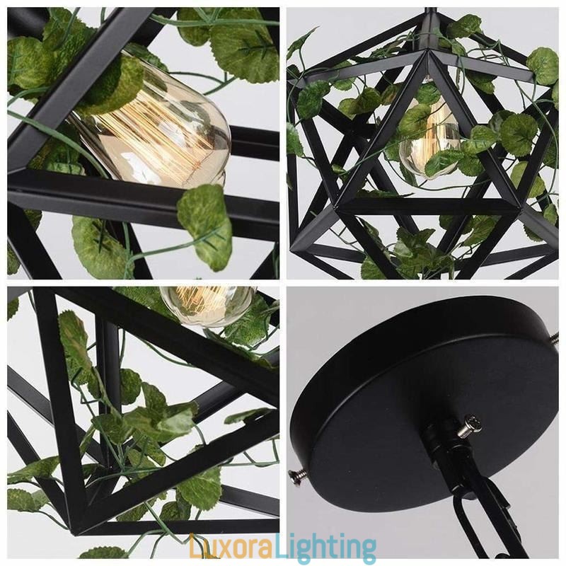 Designer Touch Decorative Industrial Vintage Pendant Light Iron Birdcage Pendant Lamp